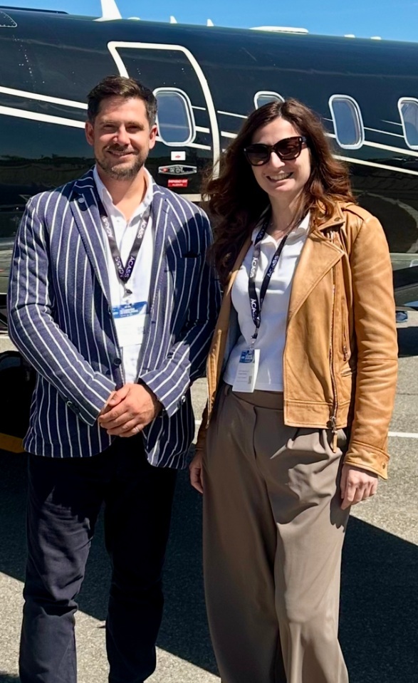 Jets and Helicopterscompany at an exhibition in Friedrichshafen