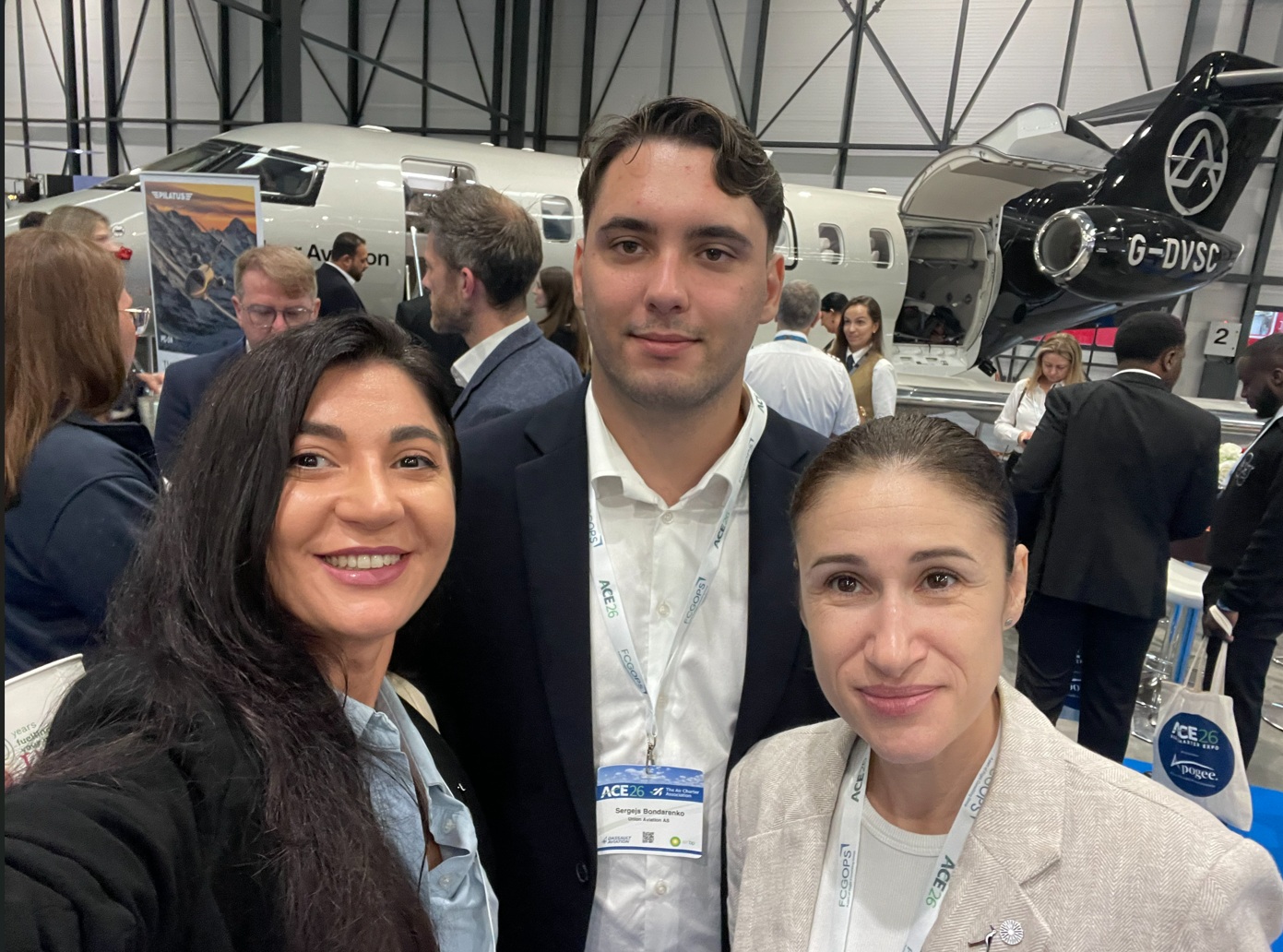 Business aviation aircraft at Air Charter Expo 2026 in London