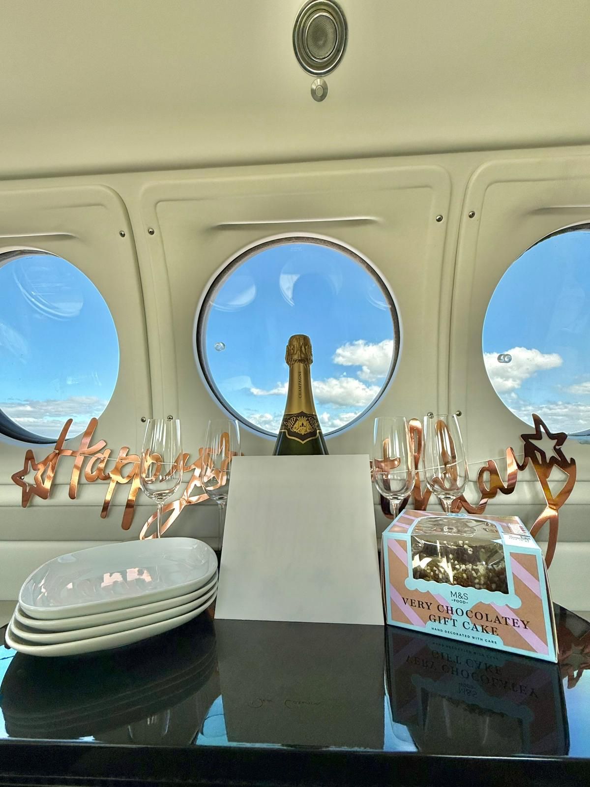 book a private jet for a birthday